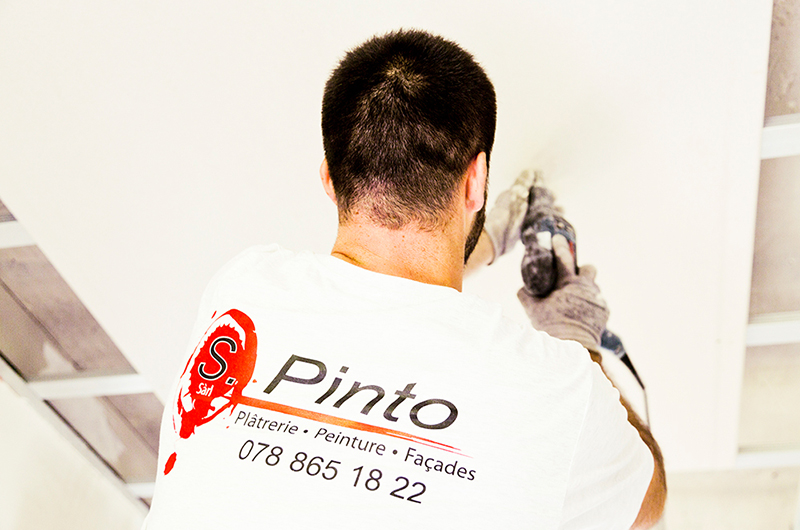 L'équipe de la plâtrerie